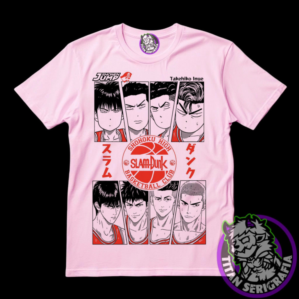 Polera blanca SlamDunk/Shohoku High