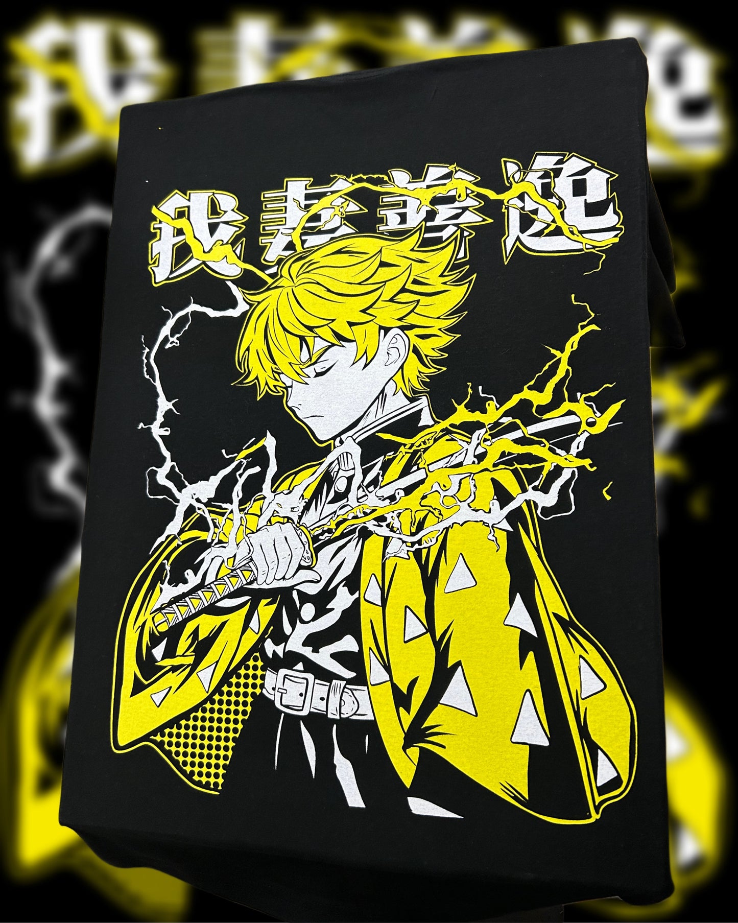Polera de Zenitsu Agatsuma/Demon Slayer-Kimetsu no yaiba
