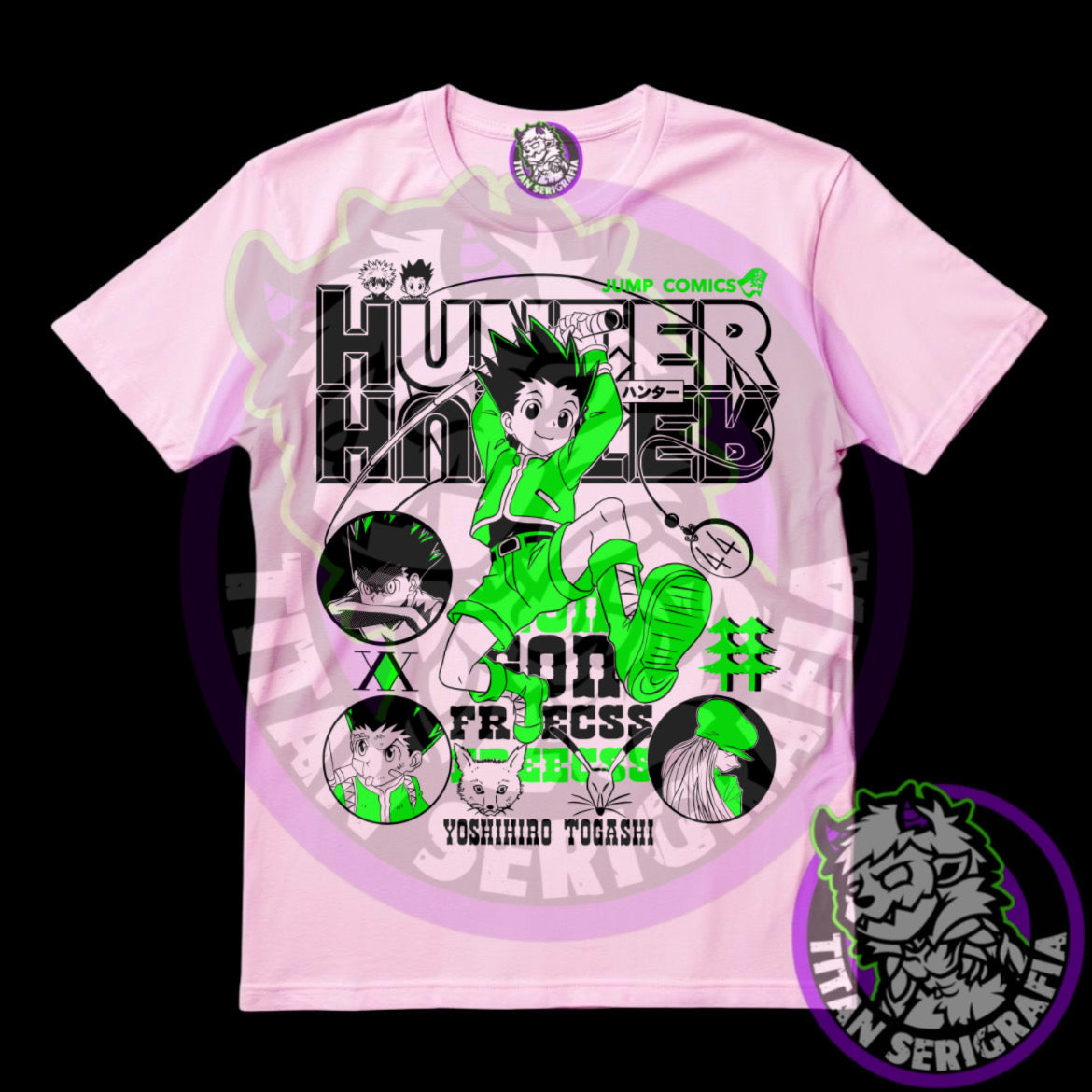 Polera blanca Gon Freecss/Hunter X Hunter