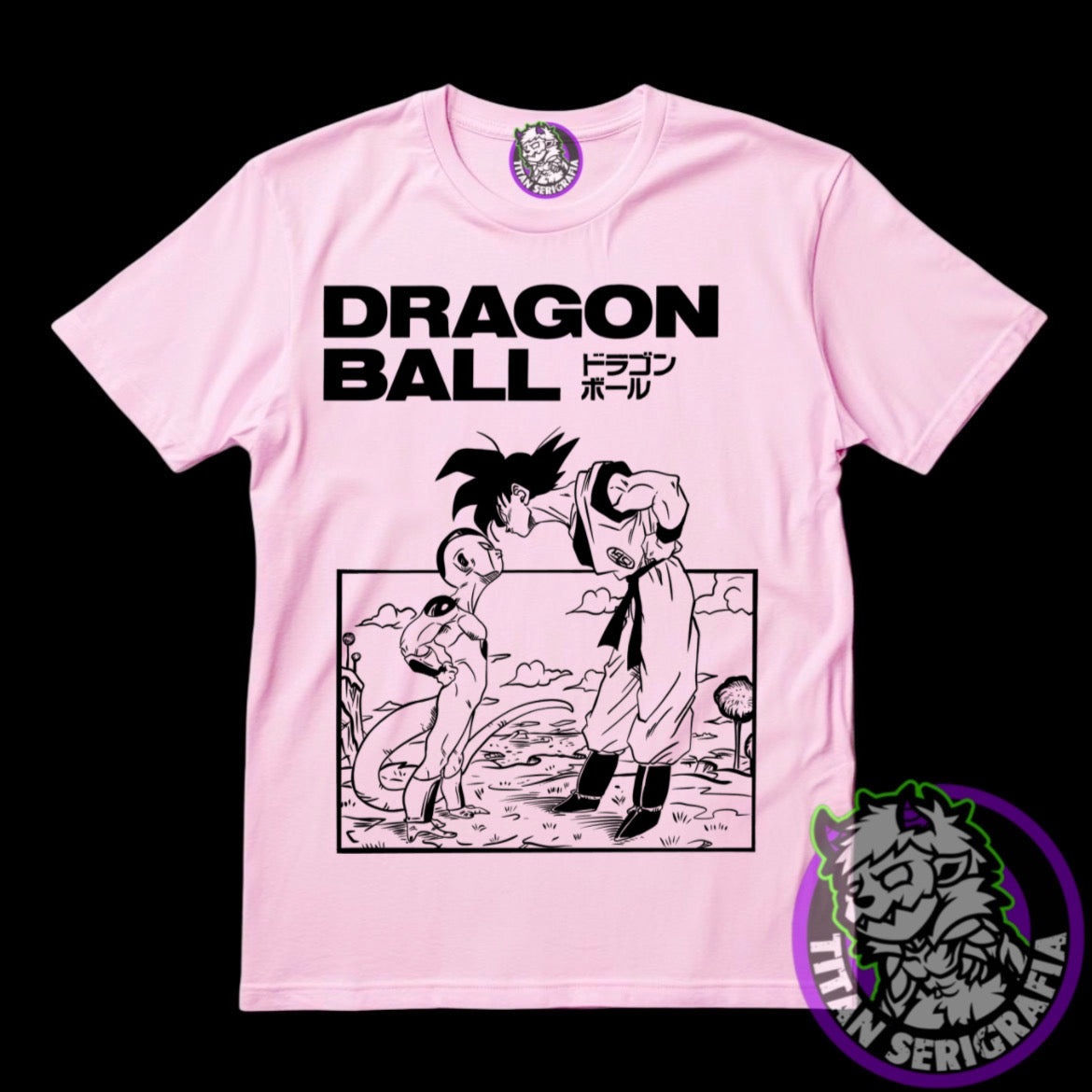 Polera blanca Goku vs Freezer/Dragon Ball Z