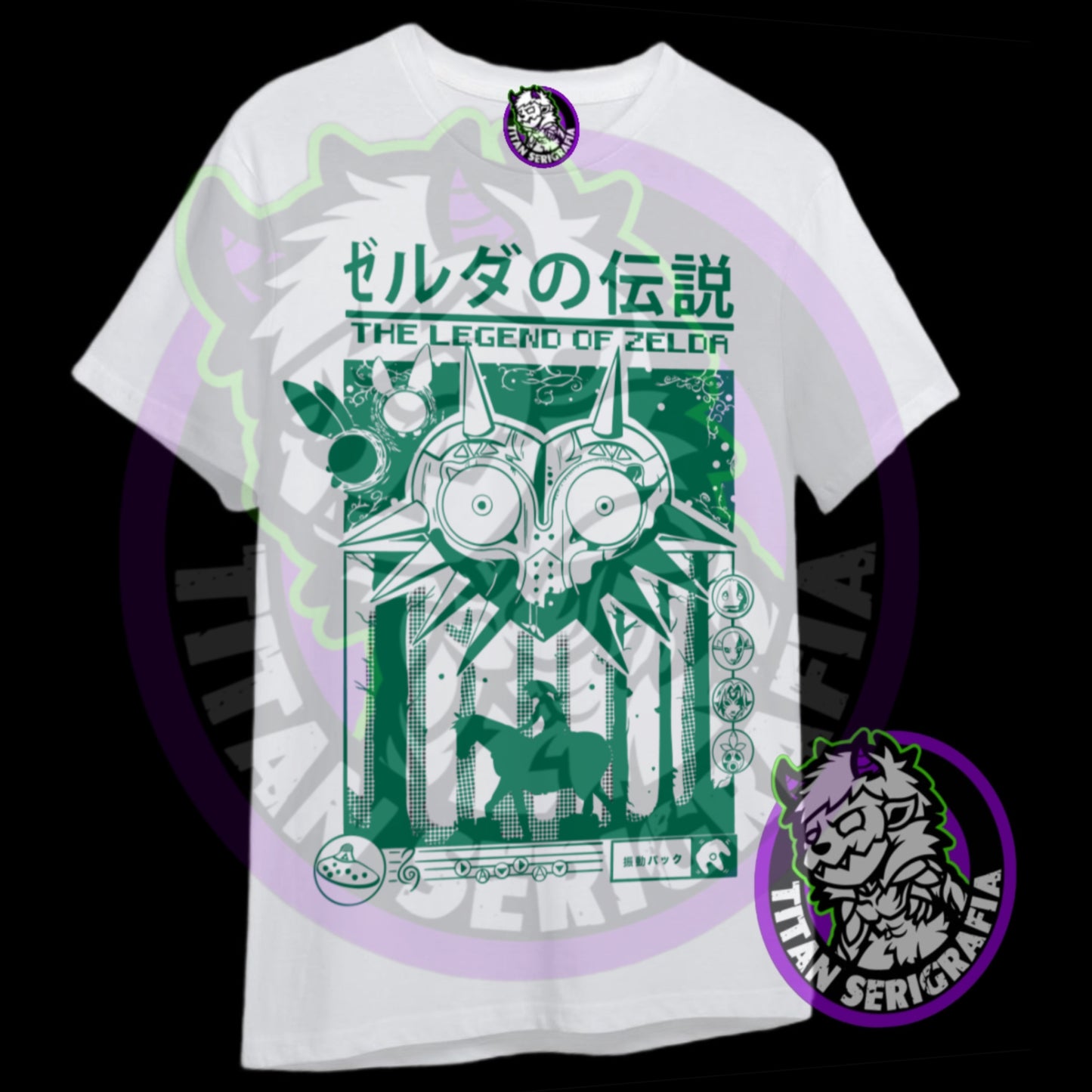 Polera blanca The legend of Zelda: Majora’s mask