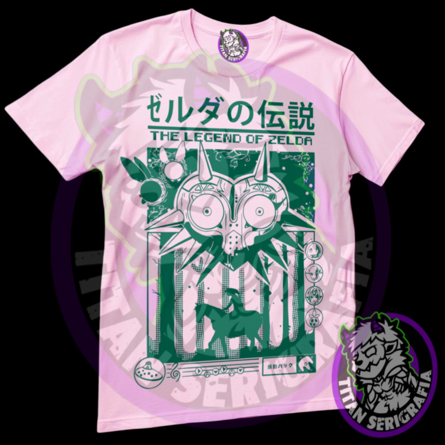 Polera blanca The legend of Zelda: Majora’s mask