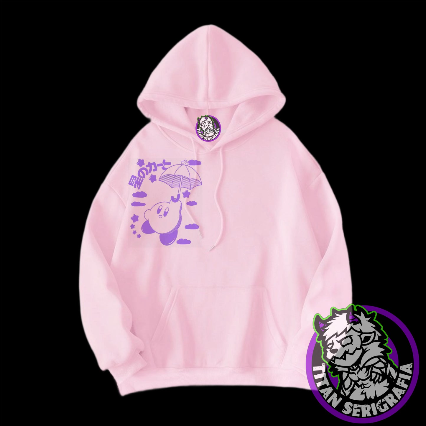 Hoodie rosa Kirby/Games