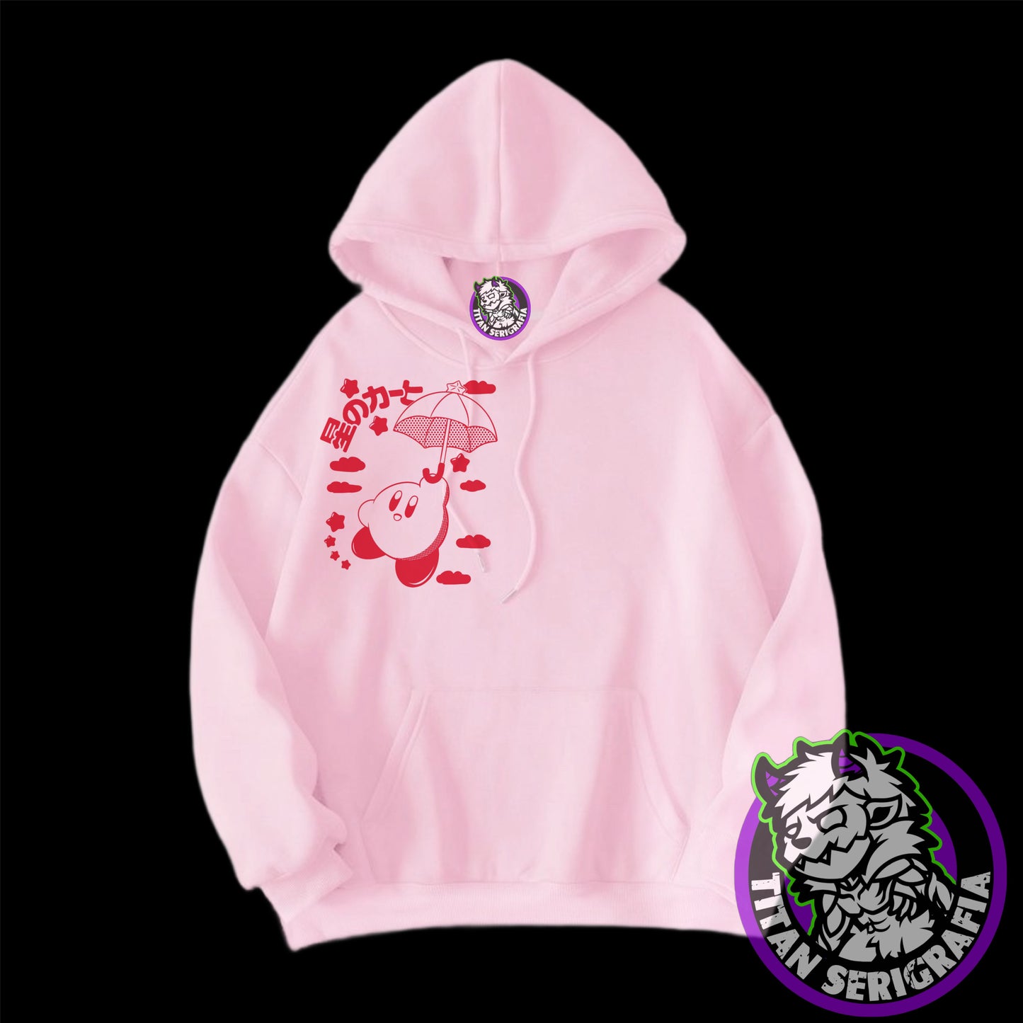 Hoodie rosa Kirby/Games