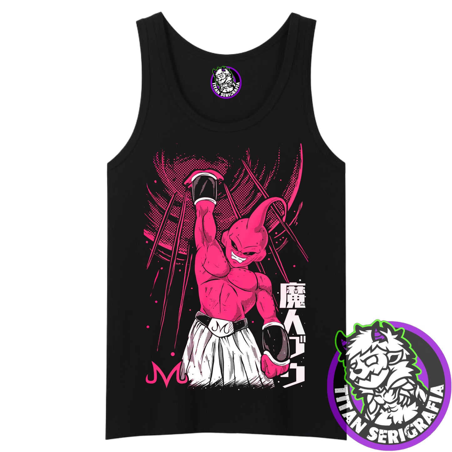 Polera negra Kid Buu/Dragon Ball