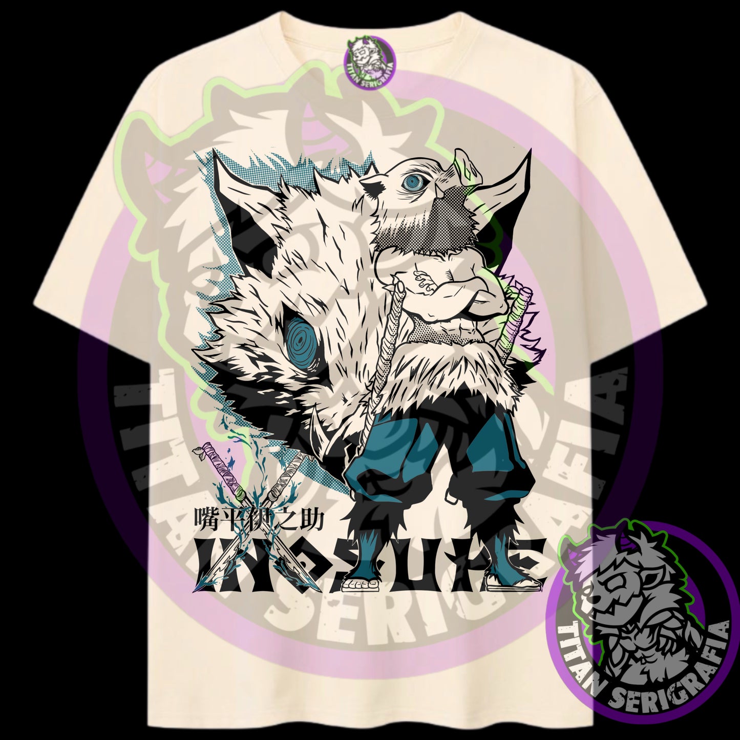 Polera Inosuke Hashibira/Demon Slayer-Kimetsu no Yaiba