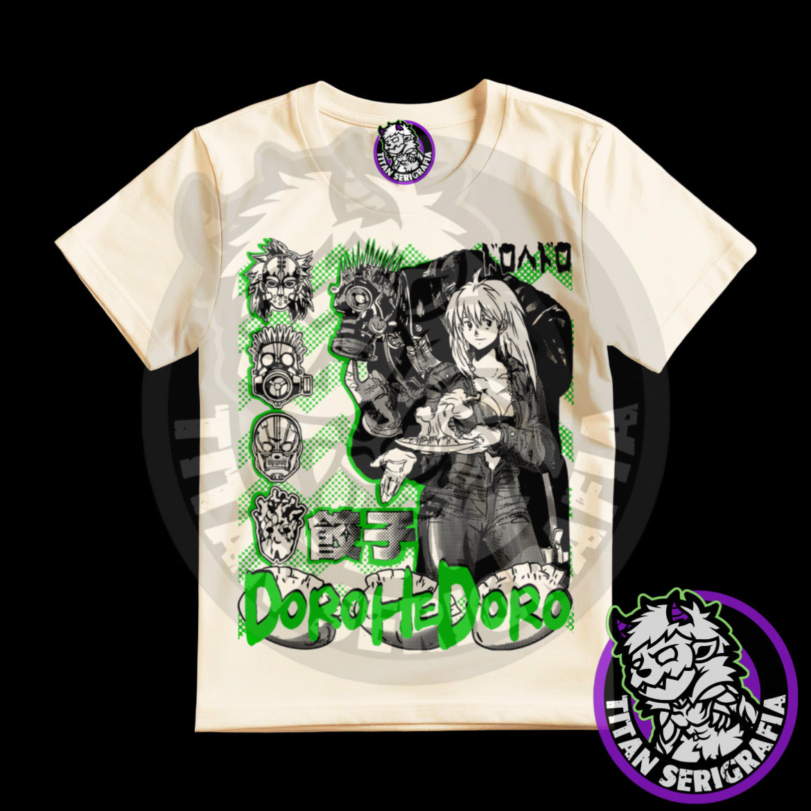 Polera Kaiman y Nikaido/Dorohedoro
