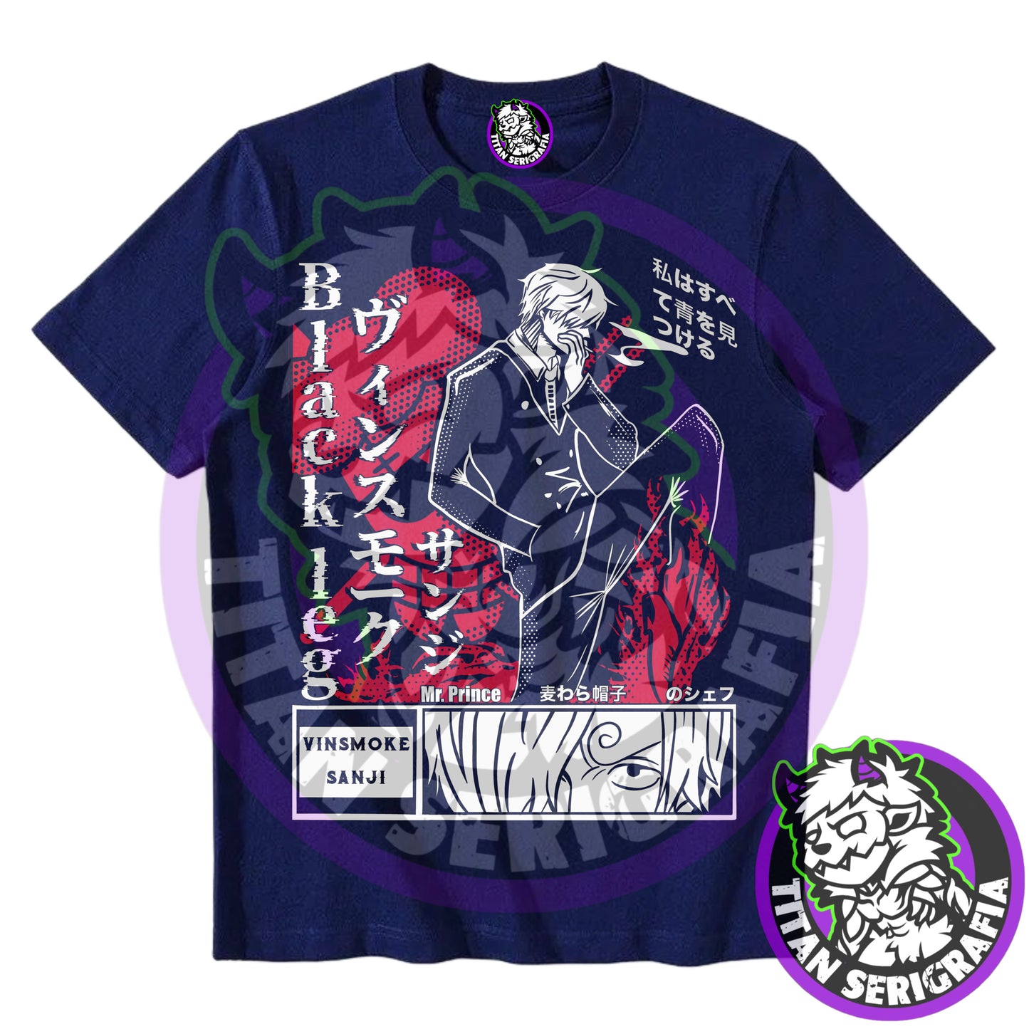 Polera Vinsmoke Sanji/One Piece