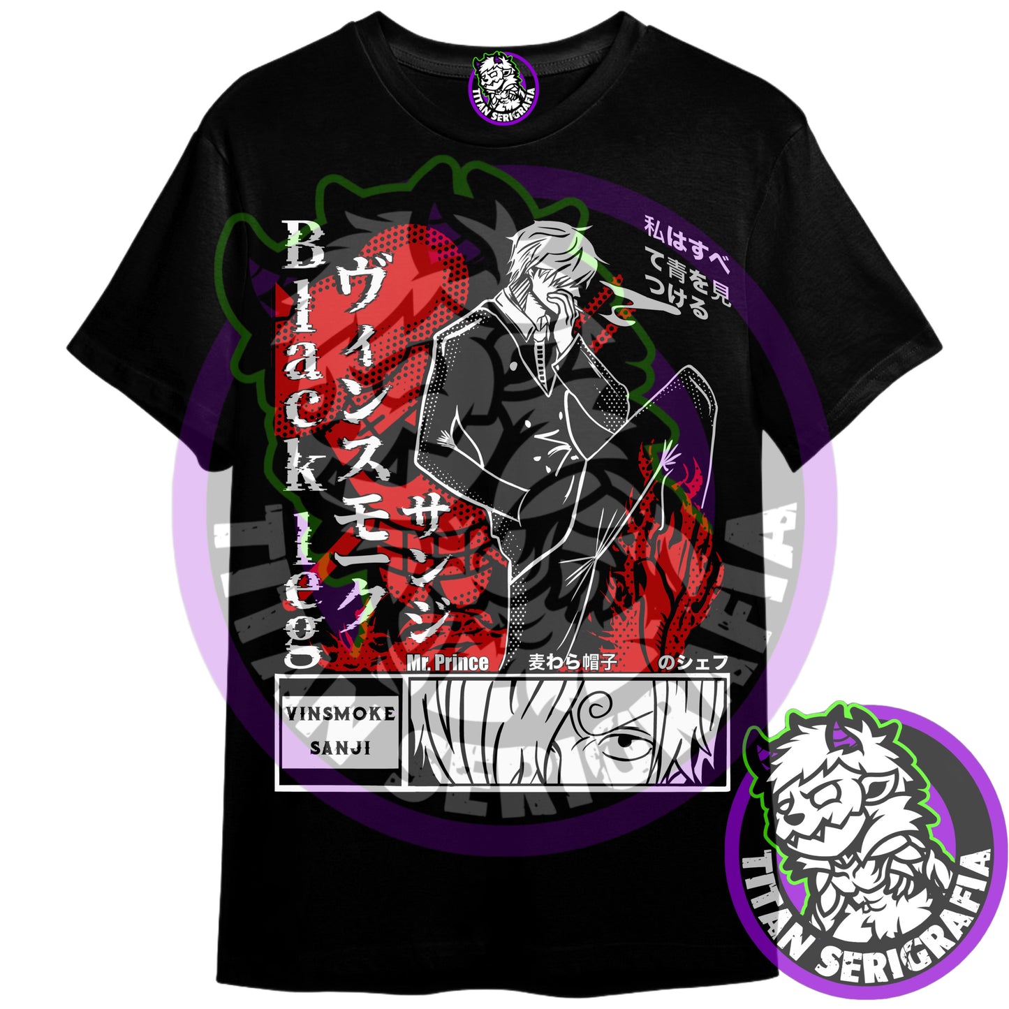 Polera Vinsmoke Sanji/One Piece