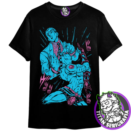 Polera negra Kira-Killer Queen/Jojo's Bizarre Adventure