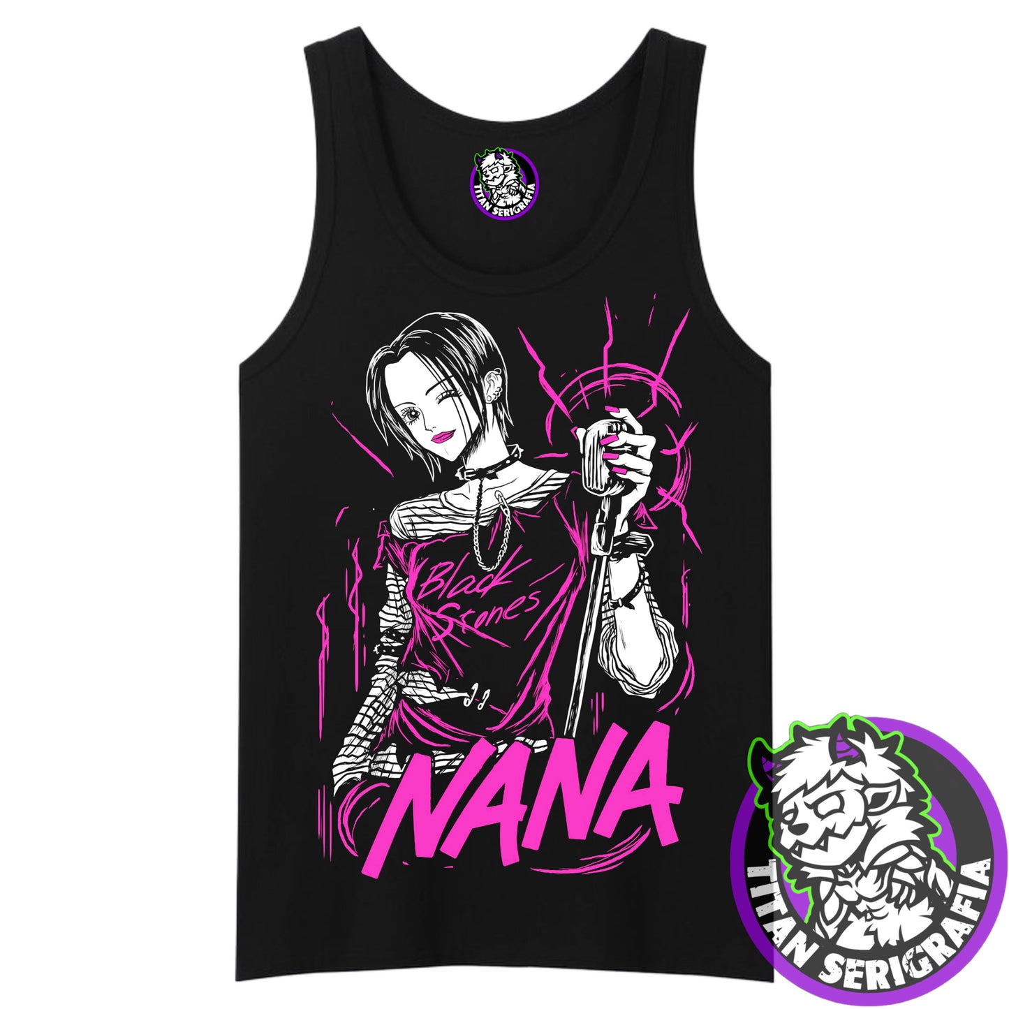 Polera negra Nana Osaki