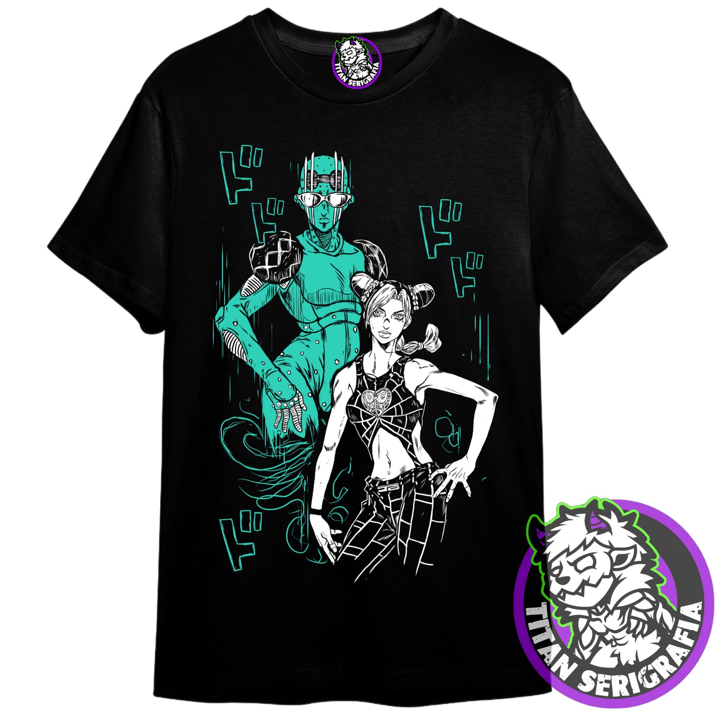 Polera negra Jolyne Cujoh/Jojo's Bizarre Adventure