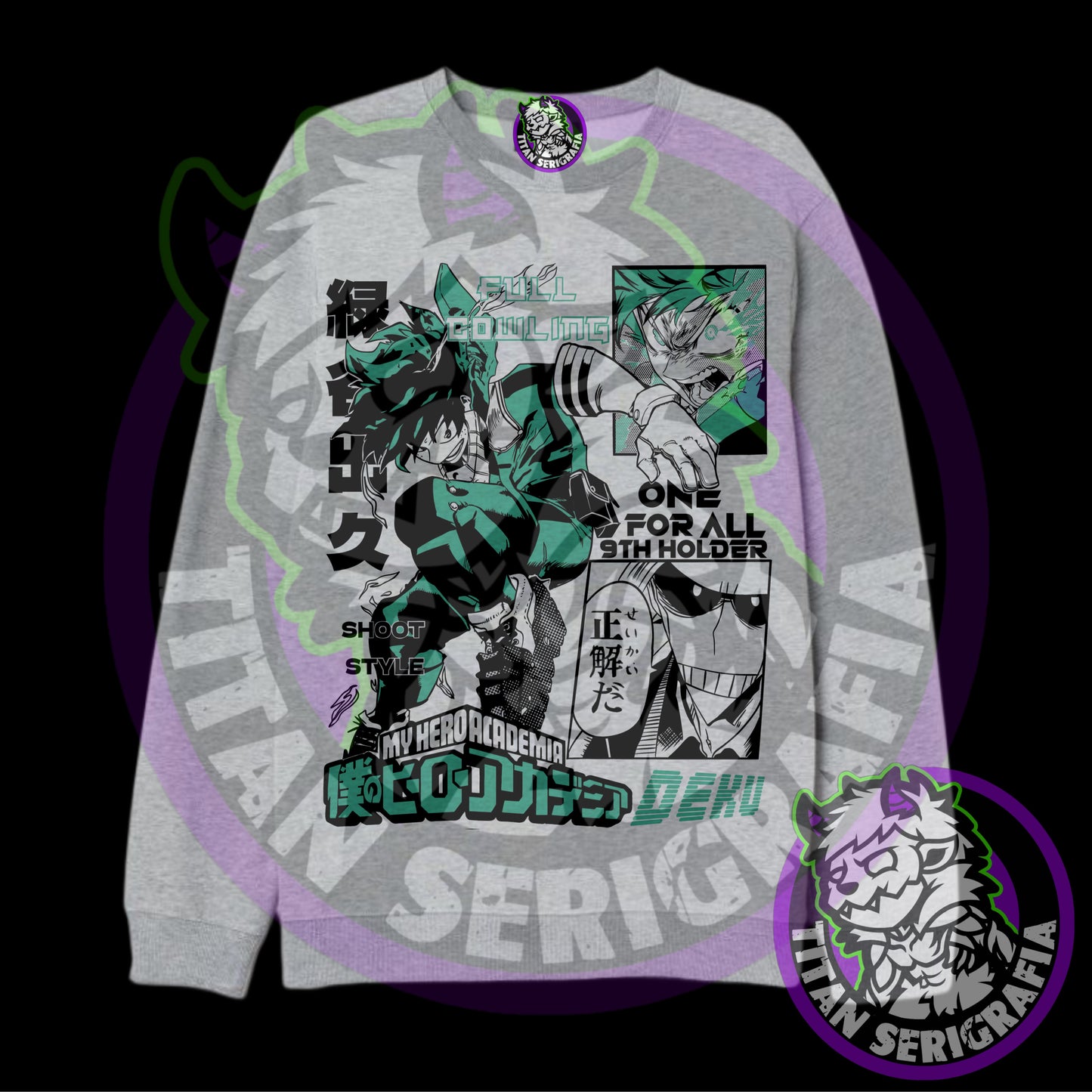 Poleron polo Deku (Izuku Midoriya)/Boku no Hero