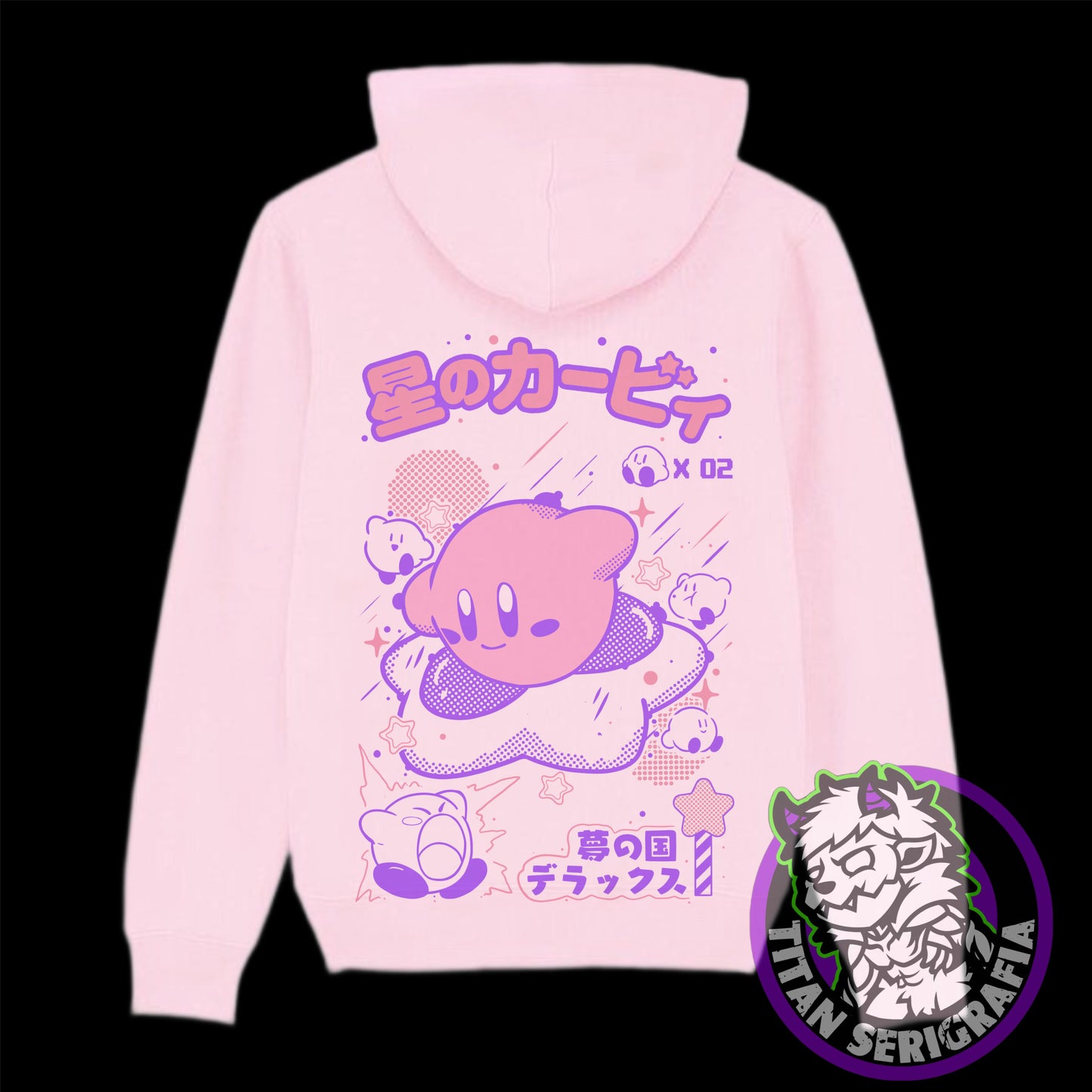 Hoodie rosa Kirby/Games