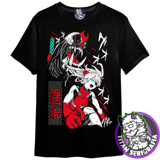 Polera negra Asuka Langley/Evangelion