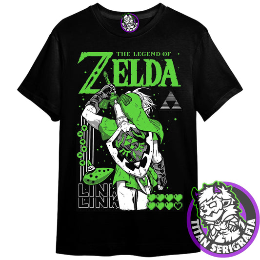 Polera negra Link/The legend of Zelda