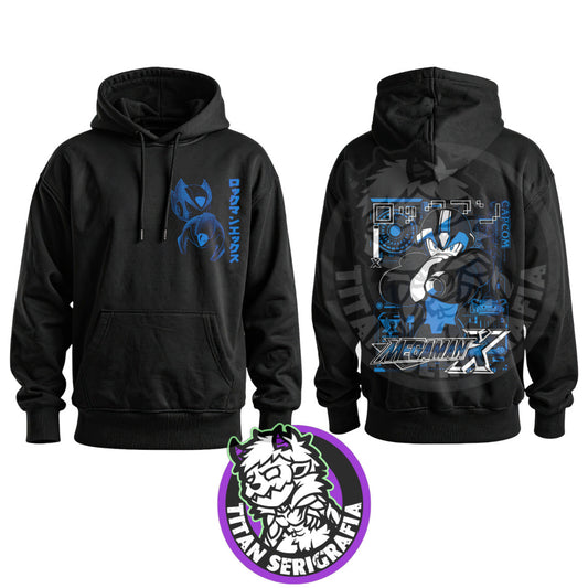 Poleron hoodie y polo Megaman X