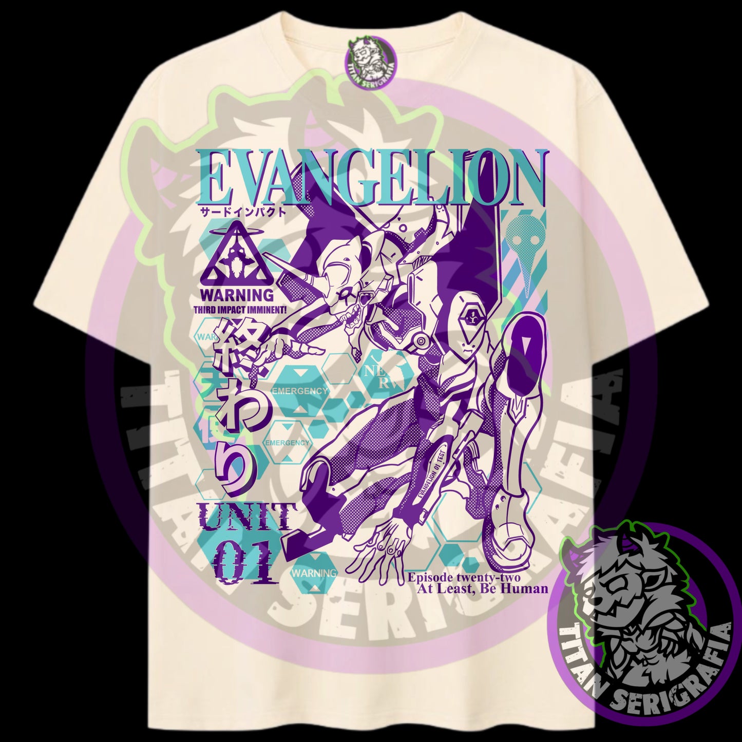 Polera Eva 01/Neon Genesis Evangelion