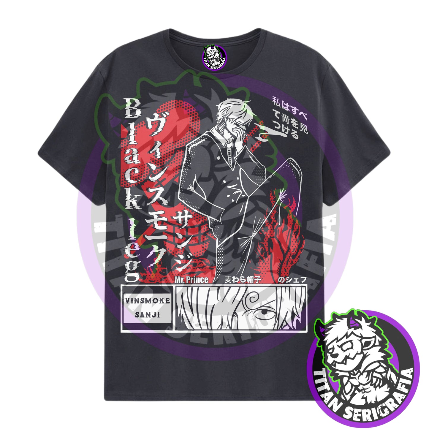 Polera Vinsmoke Sanji/One Piece