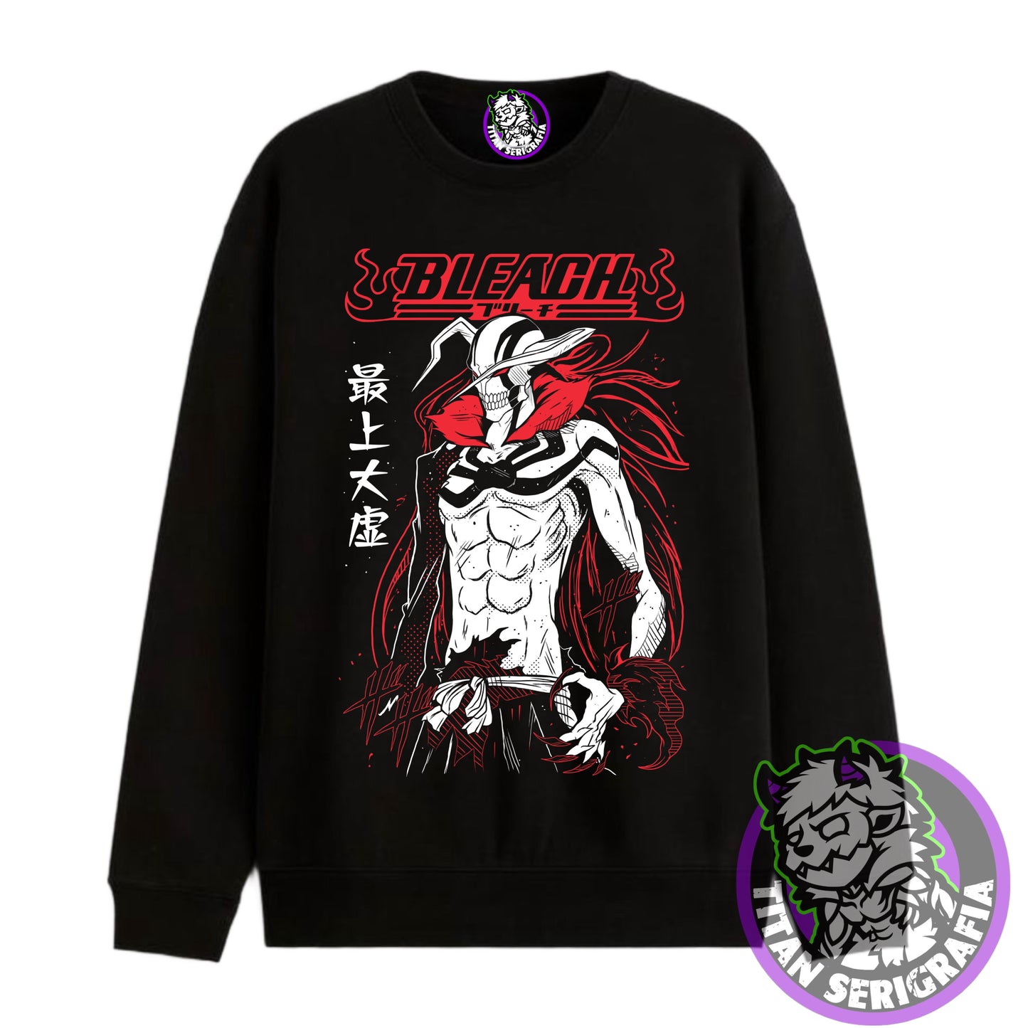 Poleron polo y Hoodie negro Ichigo/Bleach