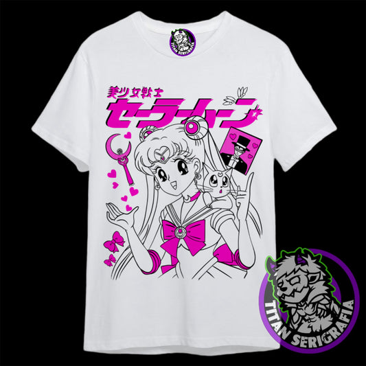 Polera blanca Usagi/Sailor Moon