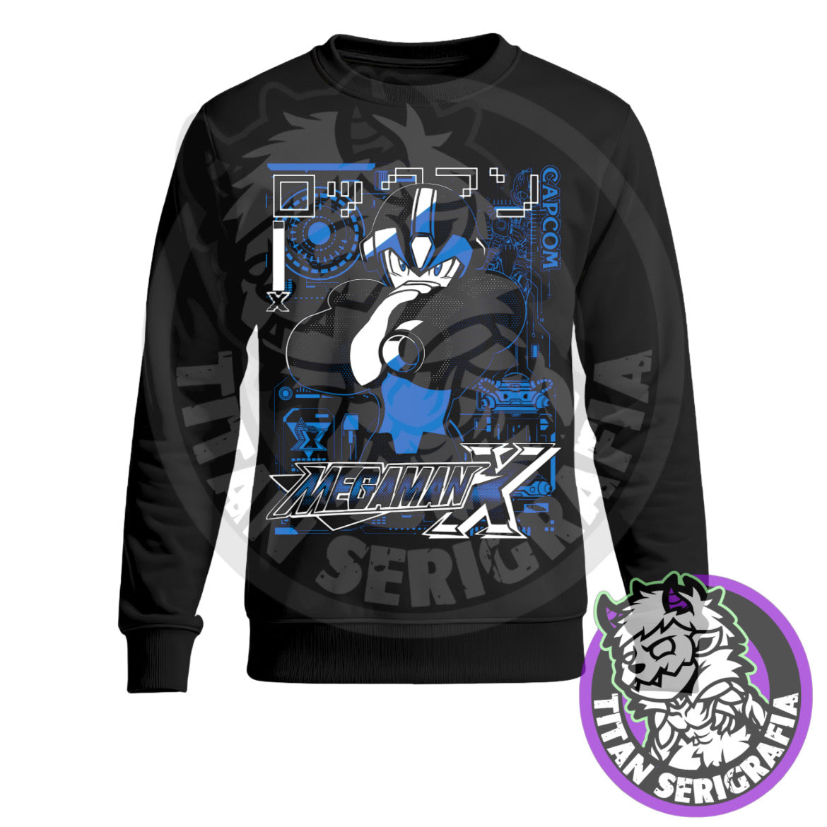 Poleron hoodie y polo Megaman X