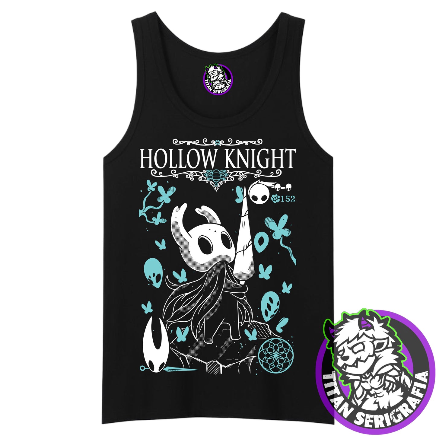 Polera negra Hollow Knight/Game