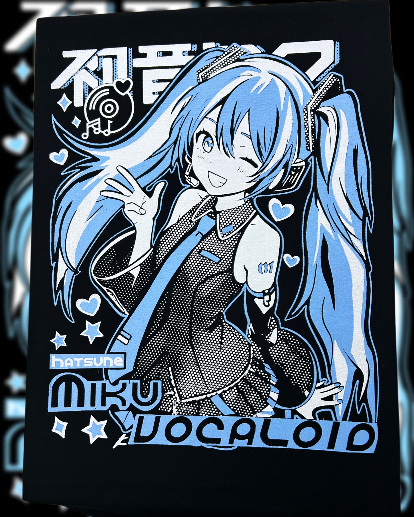 Polera negra Hatsune Miku/Vocaloid