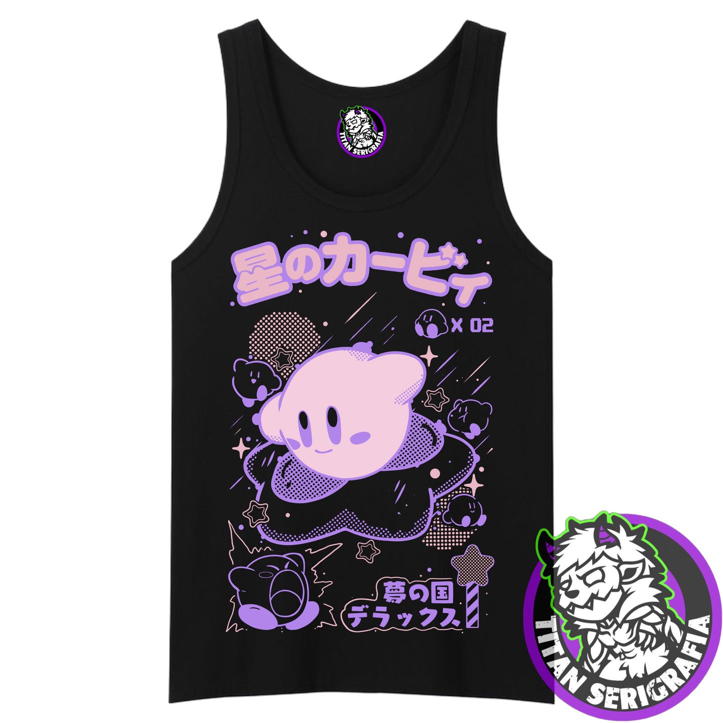 Polera negra Kirby/Games