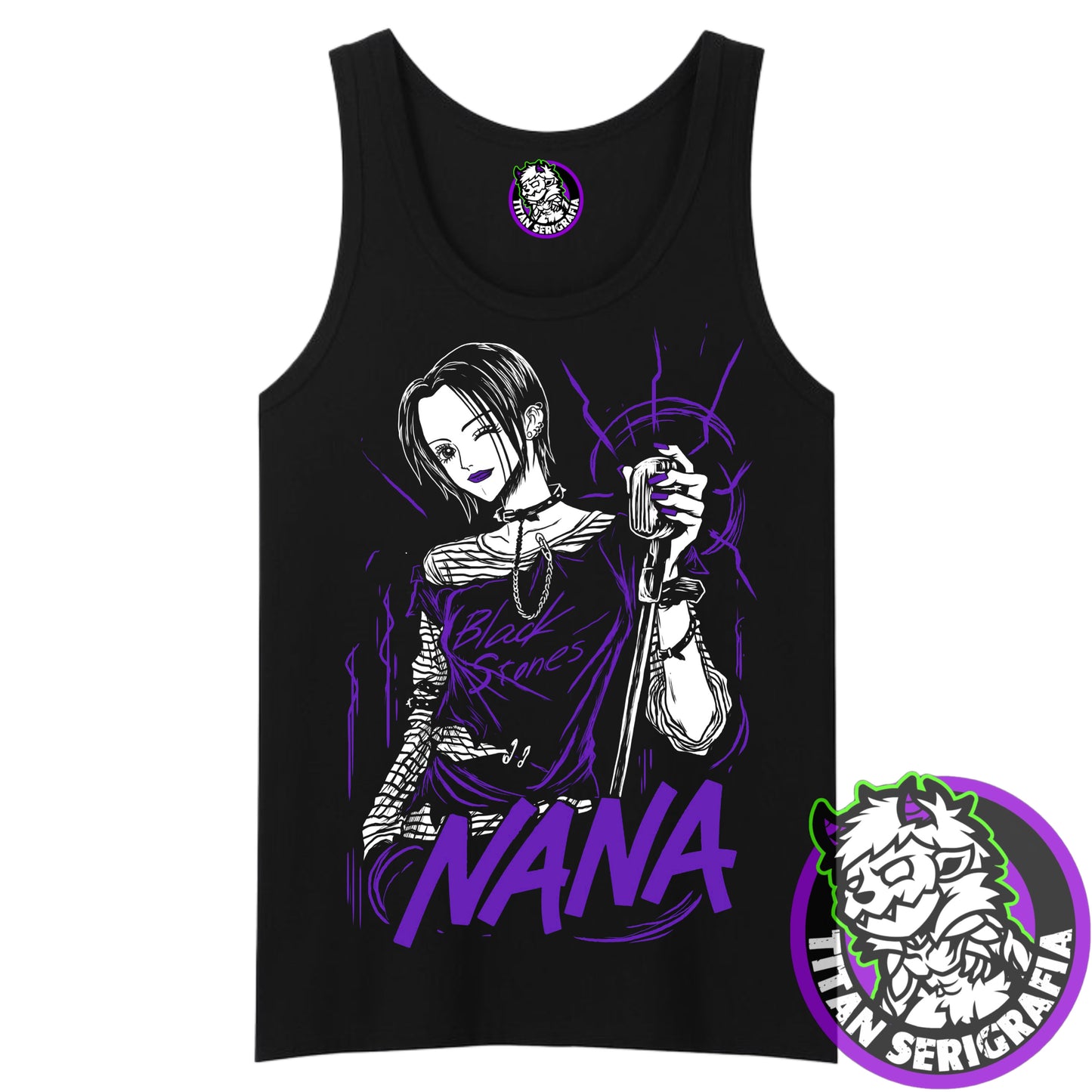 Polera negra Nana Osaki