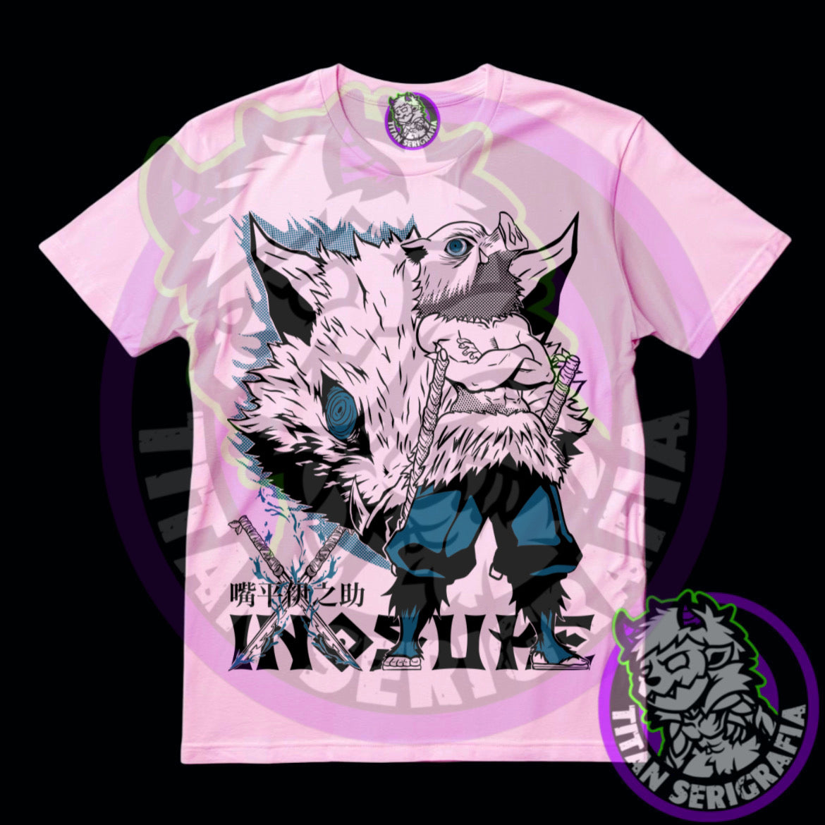 Polera Inosuke Hashibira/Demon Slayer-Kimetsu no Yaiba