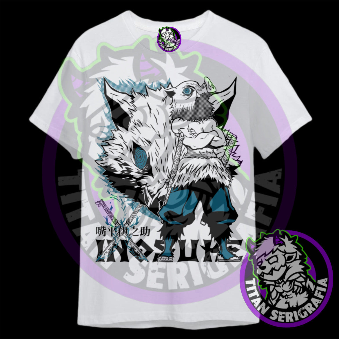 Polera Inosuke Hashibira/Demon Slayer-Kimetsu no Yaiba