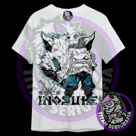 Polera Inosuke Hashibira/Demon Slayer-Kimetsu no Yaiba