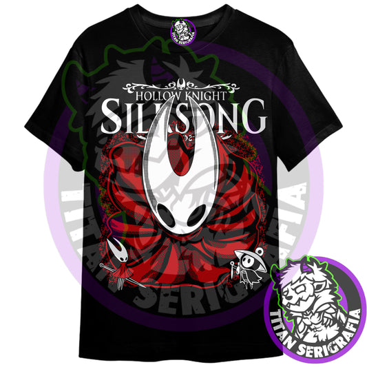 Polera negra Hornet/Silksong(Hollow Knight)