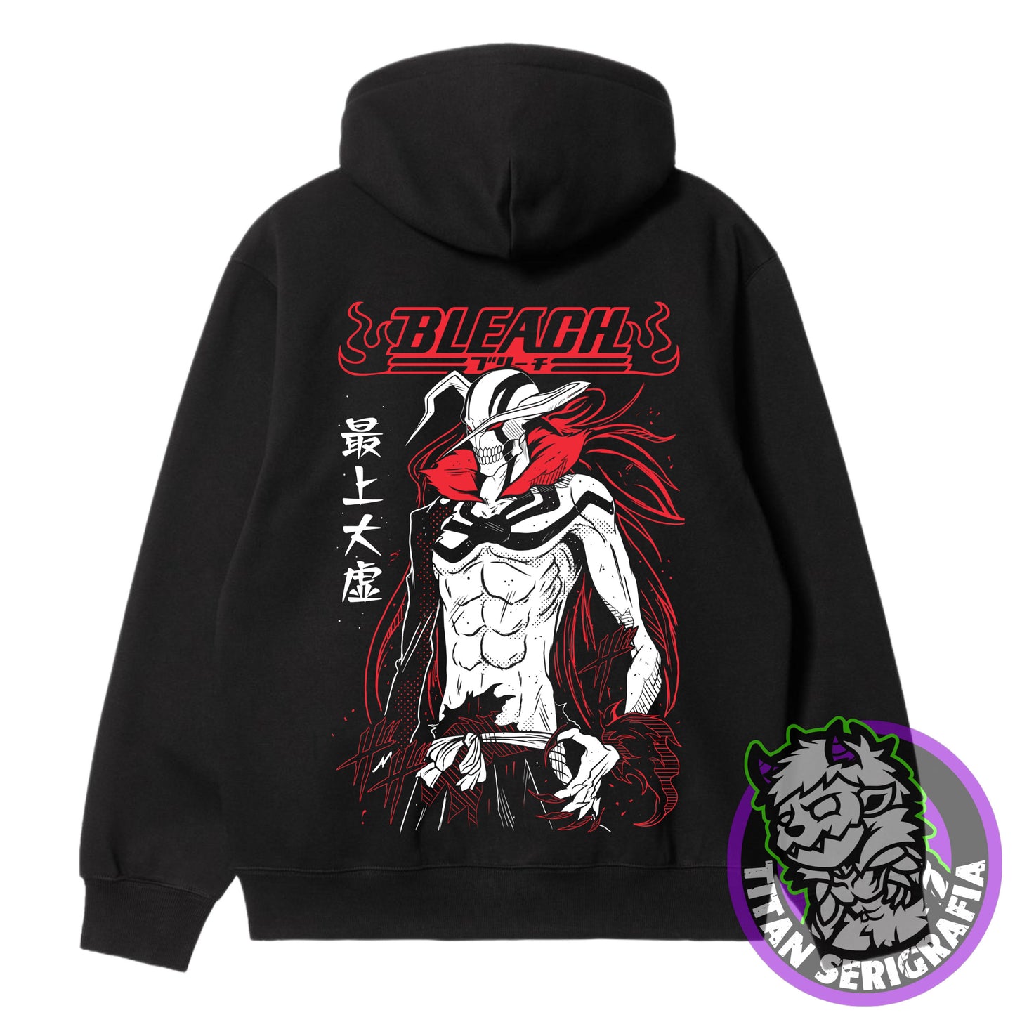 Poleron polo y Hoodie negro Ichigo/Bleach