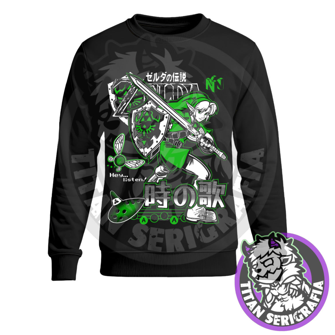 Poleron hoodie y polo Link/Zelda