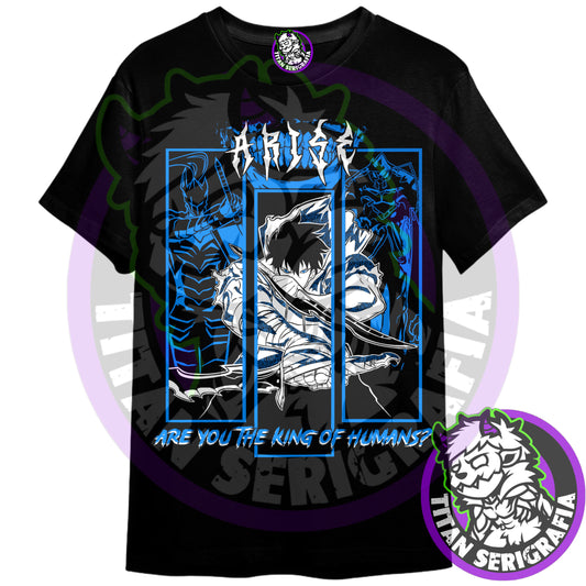 Polera negra Solo Leveling