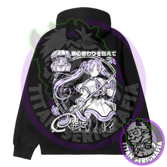 Poleron canguro y polo negro Frieren/Sōsō no Frieren