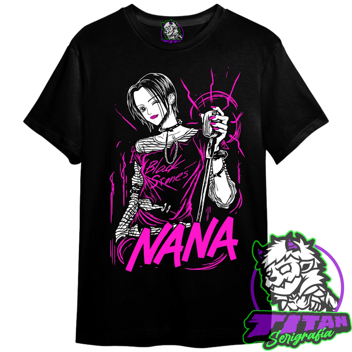 Polera negra Nana Osaki