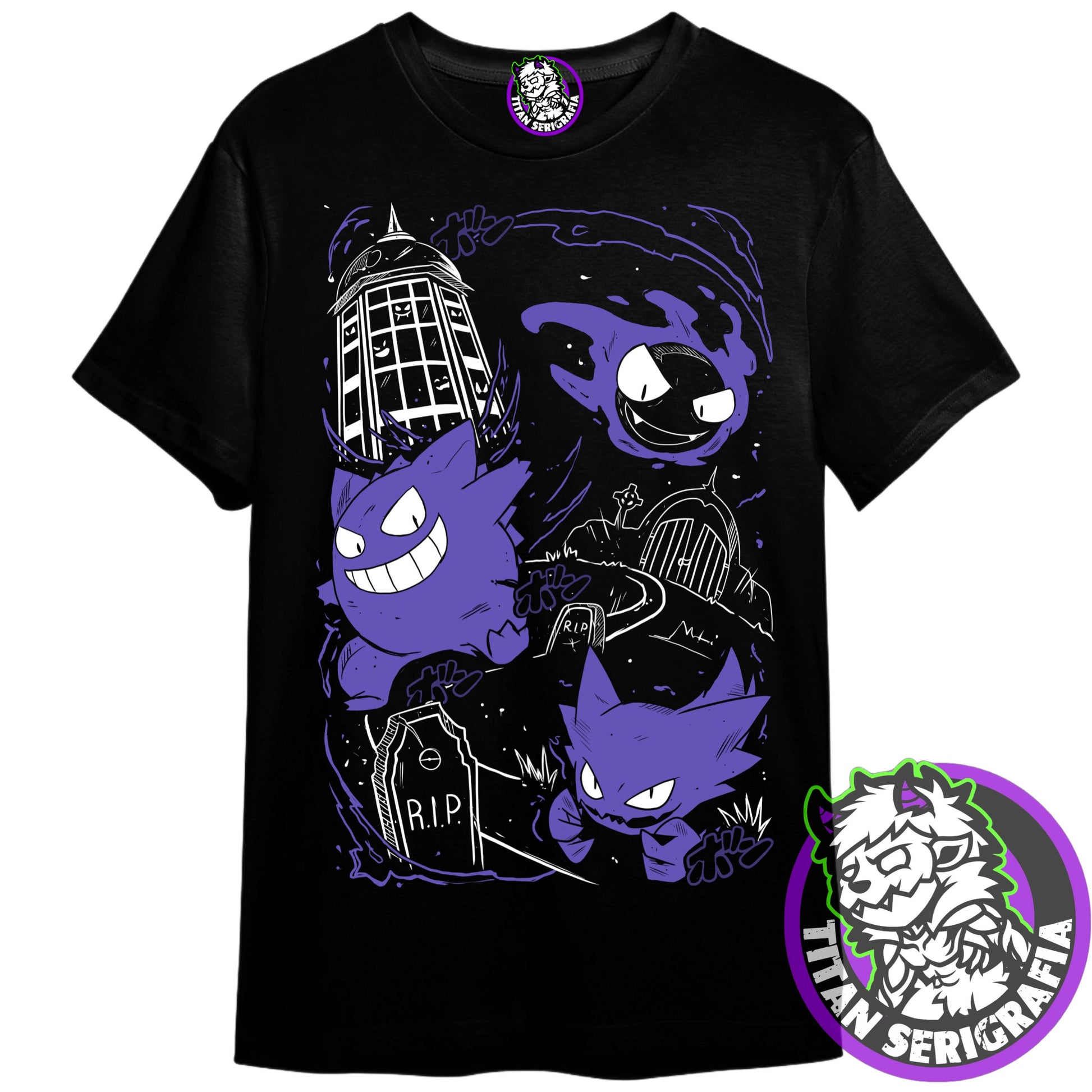 Gengar Pokemon Polera Pokémon Gengar Evolutions